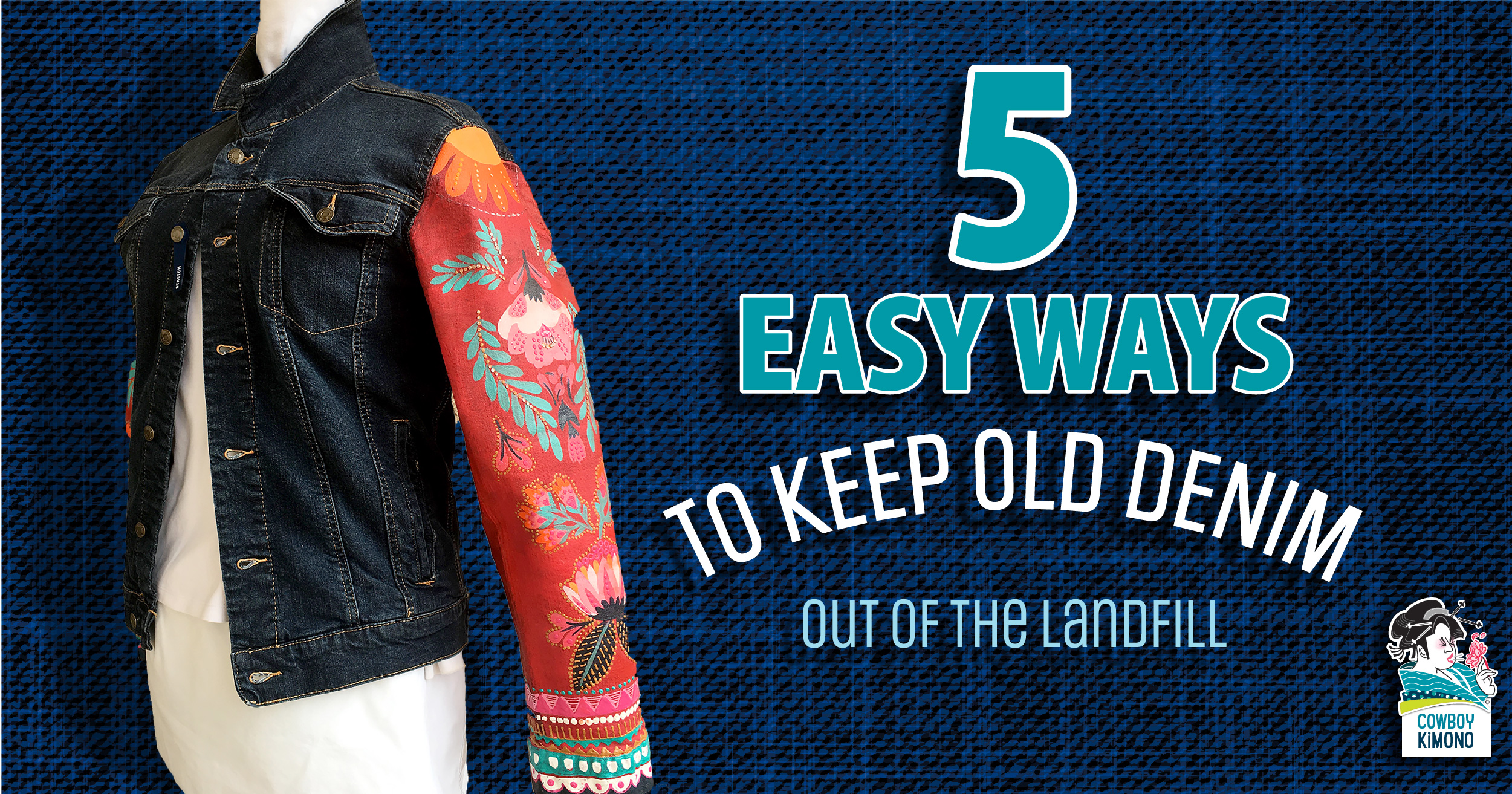 5 Easy Ways Keep Your Old Denim Out of the Landfill