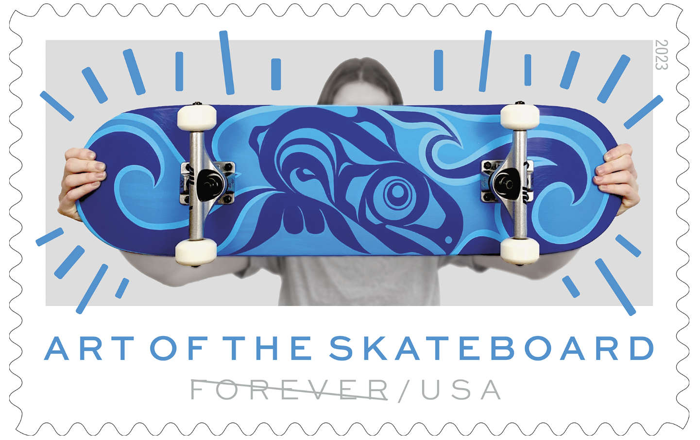 Art of the Skateboard Stamp